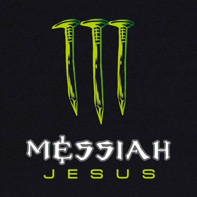 Jesus Messiah Monstrous text by Selah Shop